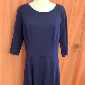 Boden Navy Blue Alice Pointe Dress Size 12R